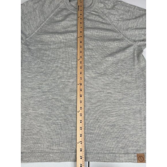 Paka Royal Alpaca Wool Sweater Men’s XXL Heather Grey Handmade Crewneck Pullover - Picture 13 of 16